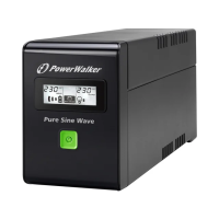 Zasilacz UPS POWERWALKER VI 800 SW LINE-INTERACTIVE 800VA 2X SCHUKO USB-B LCD PURE SINE WAVE | VI 800 SW PowerWalker