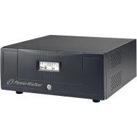 Inwerter POWERWALKER 700VA łaadowarka 15A czysta fala sinusoidalna (bez akumulatorów) SCHUKO | INVERTER 700 PSW PowerWalker