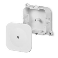 Puszka n/t 84x84x40 hermetyczna pusta IP42, biała | 0214-00 Elektro-Plast Nasielsk