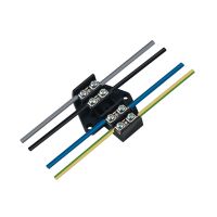 Płytka rozgałęźna 4x16mm2, czarna | 0965-00 Elektro-Plast Nasielsk