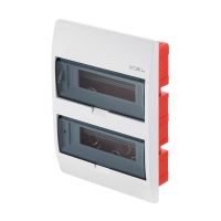 Rozdzielnica p/t RP 2x12 IP40 (PE+N) drzwi dymne, Elegant | 2415-01 Elektro-Plast Nasielsk