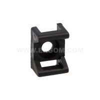 Element mocujący E3 V0, czarny (opak 100szt) | E01EM-01010100200 Ergom