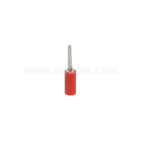 Końcówka kablowa igiełkowa izolowana Cu KII 1-10 PCV przekrój: 1,0mm2 dł. 10mm (opak 100szt) | E09KO-02040300200 Ergom