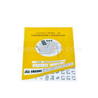 Oznaczniki samoprzylepne ZS 10X14/CY, białe (opak 1000szt) | E04ZP-02030105700 Ergom
