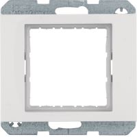 Zestaw adaptacyjny do modułów 45x45mm, biały, połysk, K.1 | 14407009 Hager