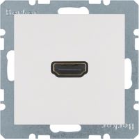 Gniazdo HDMI, biały, mat, S.1/B.3/B.7 | 3315421909 Hager