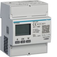 Licznik energii elektrycznej 3-fazowy, 80A 4M, Modbus, MID, Agardio.measure | ECR380D Hager