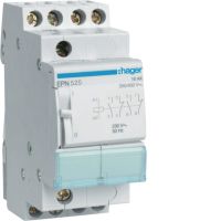 Przekaźnik bistabilny 230VAC/110VDC 2NO+2NC 16A | EPN525 Hager