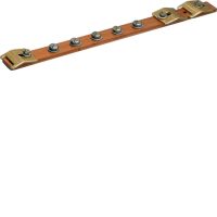 Szyna uziemiająca Cu 20x5mm 1-polowa, Univers | UZ010 Hager