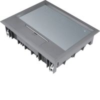 Pokrywa uchylna VE09 200x253 wykładzina 12mm stal szary PA, Tehalit.VE-EE | VE09127011 Hager