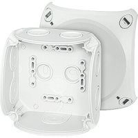 Puszka instalacyjna wewnętrzna DK 0400 GZ IP66 104x104x70mm, bez zacisków, szara | 62000150 Hensel