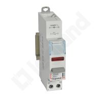 Łącznik przyciskowy monostabilny 1NC z lampką czerwoną LED 110/400V | 412940 Legrand