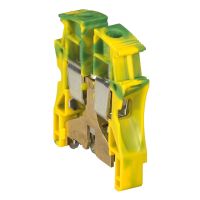 Złączka Viking 1 torowa 35mm2, metalowa podstawa, żółto-zielona (dla obwodów ochronnych) | 037175 Legrand