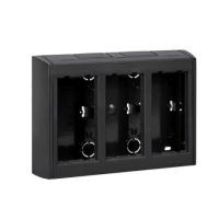 Obudowa n/t 3-modułowa z pokrywami bocznymi, 6x K45, szary grafit Simon Connect | SBC300/14 Kontakt Simon