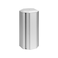 Minikolumna 4-stronna, wys.310mm 125x130mm, 4x6xK45, aluminium ALK546/8 Simon Connect | ALK546/8 Kontakt Simon
