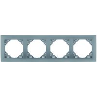 Ramka poczwórna, aluminium, LOGUS 90 | 90940TAL Efapel