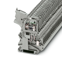 Zabezpieczający zacisk szeregowy UT 4-HESILED 24 (5X20) GY | 3074172 Phoenix Contact