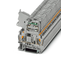 Zacisk szeregowy zabezpieczający - PT 4-HESILED 24 (5X20) GY/GY | 1058860 Phoenix Contact