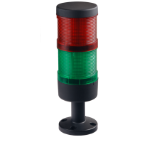 KOLUMNA SYGNALIZACYJNA 70MM KOMPLETNA LED CZERWONY,ZIELONY 230VAC | LT70\2-230 Spamel