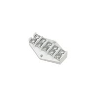 Listwa zaciskowa LZ 5x10mm2, 57A, czarna | E.4005 Pawbol