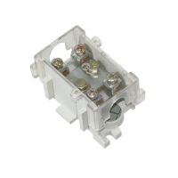 Listwa zaciskowa LG 1x25/16 101A z osłoną IP20, szara | E.4028 Pawbol