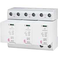 Ogranicznik przepięć, kombinowany 25kA, TN-C, ETITEC SM T12 300/25 3+0 RC, typ T1+T2 (B+C) | 002440561 Eti
