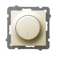 Ściemniacz przyciskowo-obrotowy przystosowany do obciążenia żarowego i halogenowego ŁP-8G/m/27 seria | ŁP-8G/m/27 Ospel