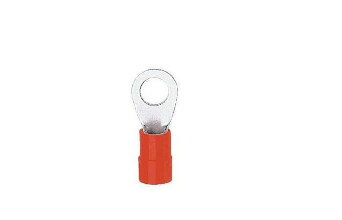 Końc&oacute;wka oczkowa Cu izolowana KOE 6-35, przekr&oacute;j: 35mm2, otw&oacute;r pod śrubę M6 | KOE_6-35/50 Erko