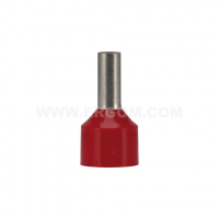 Końcówka tulejkowa izolowana HIG 10/12 DIN przekrój: 10mm2, dł. tulejki 12 (opak 100szt) | E08KH-02010701801 Ergom