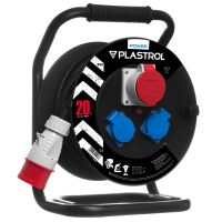 Przedłużacz bębnowy siłowy PB-PWR/D/30M/5X1,5/H07RN-F czarny | W-04020 Plast-Rol