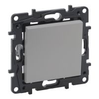 Łącznik jednobiegunowy 10AX- kolor aluminium Niloe Step | 863301 Legrand