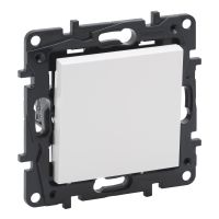 Przycisk pojedynczy 6A - kolor aluminium Niloe Step | 863309 Legrand