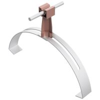 Uchwyt gąsiorowy uniwersalny ze słupkiem, ceglasty, tworzywo/aluminum | AH04204C AH Hardt