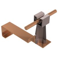 Uchwyt dachówkowy uniwersalny ze słupkiem, brązowy, tworzywo/miedź | AH09332B AH Hardt