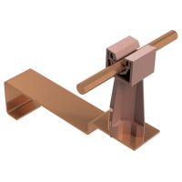 Uchwyt dachówkowy uniwersalny ze słupkiem, ceglasty, tworzywo/miedź | AH09332C AH Hardt