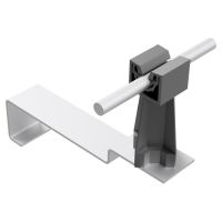 Uchwyt dachówkowy uniwersalny ze słupkiem, czarny, tworzywo/aluminum | AH09334A AH Hardt