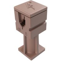 Słupek, H=4cm, ceglasty, tworzywo | AH29010C AH Hardt