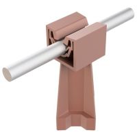 Słupek, H=6,2cm, ceglasty, tworzywo | AH29060C AH Hardt