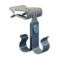 Zacisk podwójny, nabijany, mocujący przewód, 3-8mm kołnierz, 10,9-13mm OD, 4H241012B | 170850 Erico