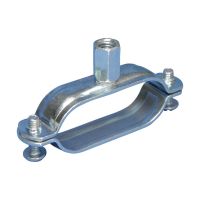 Klamra do rur z nakrętką, owalna, 20 DN, M8, M10 pręta, MXOVDN20EG | 401246 Erico