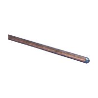 Pręt uziemiający miedziany, spiczasty, 3/4" dia, 3m, 254 µm Plating, 5,72 kg | 613400 Erico