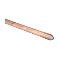 Pręt uziemiający miedziany, segmentowy, 5/8" dia, 2,1m, 254 µm Plating, 2,9 kg | 635870 Erico