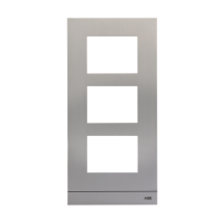 Obudowa 3mod. rozmiar 1/3 - ABB WELCOME - aluminiowy, 51023CF-A-02 | 2TMA210010A0009 ABB