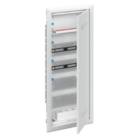 Obudowa multimedia 60M z ramką, wentylowanymi drzwiami i potrójnym gniazdem 230V, UK660MV | 2CPX031386R9999 ABB