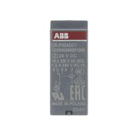 Przekaźnik interfejsowy wtykowy 250V 16A 1C/O (SPDT), 24V DC, CR-P024DC1 | 1SVR405600R1000 ABB