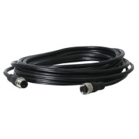 Kabel Jokab Safety (10m) 5x0,34mm² ekranowany, złącza żeńskie/męskie proste M12-5pin, M12-C1012 | 2TLA020056R2300 ABB