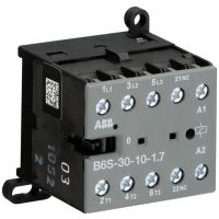Stycznik miniaturowy do PLC AC-3 8,5A 4kW 3P, 24V DC, 1NO, B6S-30-10-1.7-71, zaciski śrubowe | GJL1213001R7101 ABB