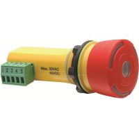 Przycisk bezpeczeństwa Jokab Safety do pulpitu, 2NC, złącze śrubowe 5pin, INCA 1 | 2TLA030054R0100 ABB
