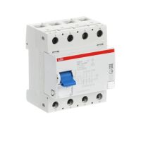 Wyłącznik różnicowo-prądowy F204 A-125/0,03 STANDARD, 4P 125A 30mA A, pro M compact | 2CSF204101R1950 ABB