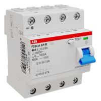 Wyłącznik różnicowo-prądowy F204 A-40/0,03 AP-R STANDARD, 4P 40A 30mA A, pro M compact | 2CSF204401R1400 ABB